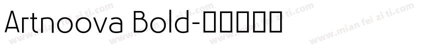 Artnoova Bold字体转换